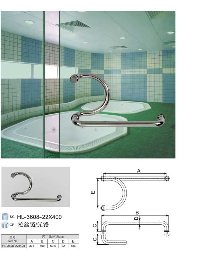 汇泰龙HL-3608-22&times;400大门拉手